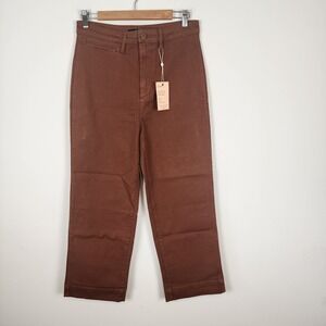 Quince Wide Leg Pants - Rust color Size 28